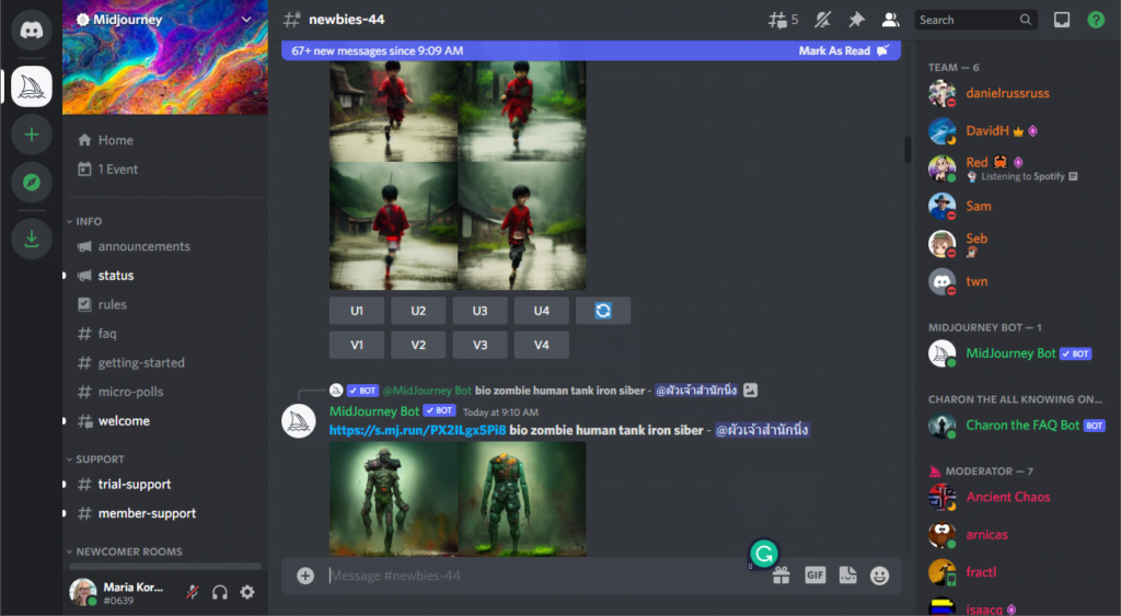 mind journey ai discord